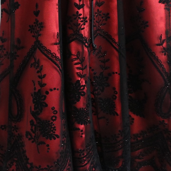 Morgan gothic vampire party dress lace up back 4 6 - Picture 6 of 8